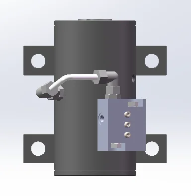 High Quality Black and Yellow Strong and Durable hydraulic rotary actuators Desk for Construction Machinery turning device