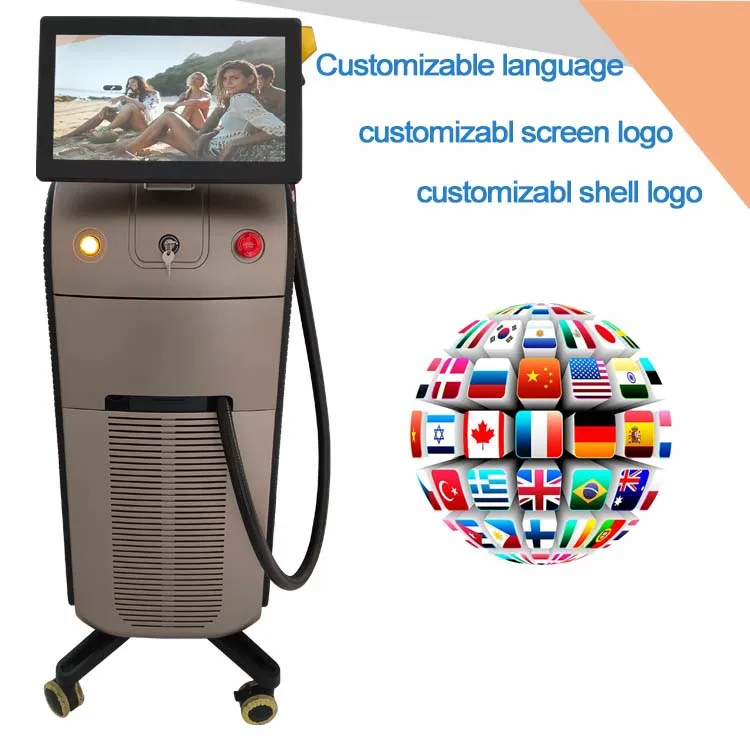 2024 Best Selling 4 Wavelength 780/808/940/1064nm Diode Laser Hair Removal and Whitening and Skin Rejuvenation Beauty Machine