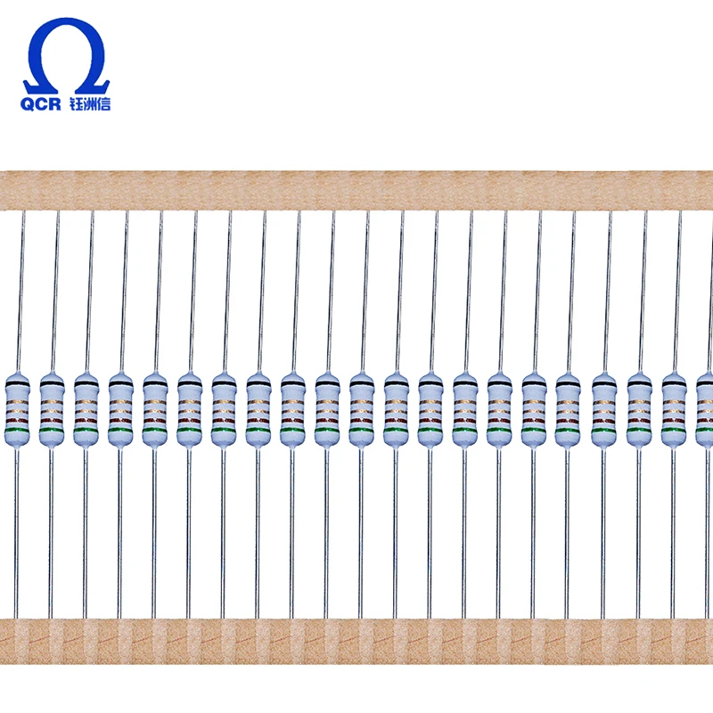 
QCR half a short-circuit FKN 1/2 watt 15 ohm wirewound fusible shunt resistor with non-flame encapsulant 