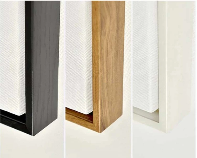 J03539 Series Wholesale Modern NEW Design Black L Shape Hollow Oil Painting Frame Moulding Floating Frames For Canvas Paintings