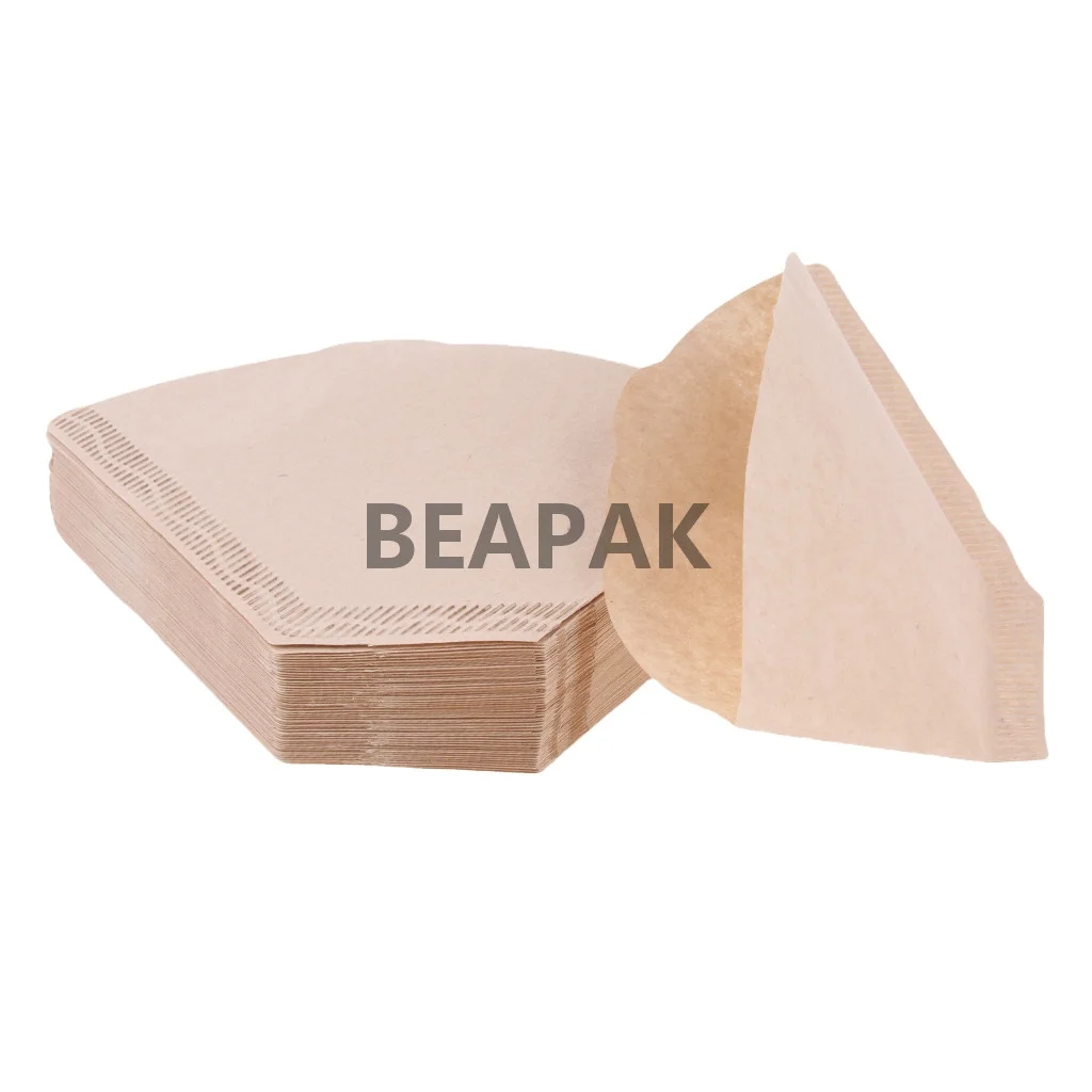 100pcs Coffee Paper Filter for Coffee Hand-poured Coffee Filter Drip 2-4 Cup New