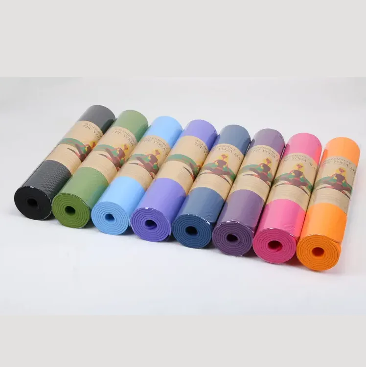 Umicca Custom Print Fitness Gym Esterillas De Yoga Tapis De Fitness Exercise Workout Floor Pilates Thick TPE Non Slip Yoga Mat