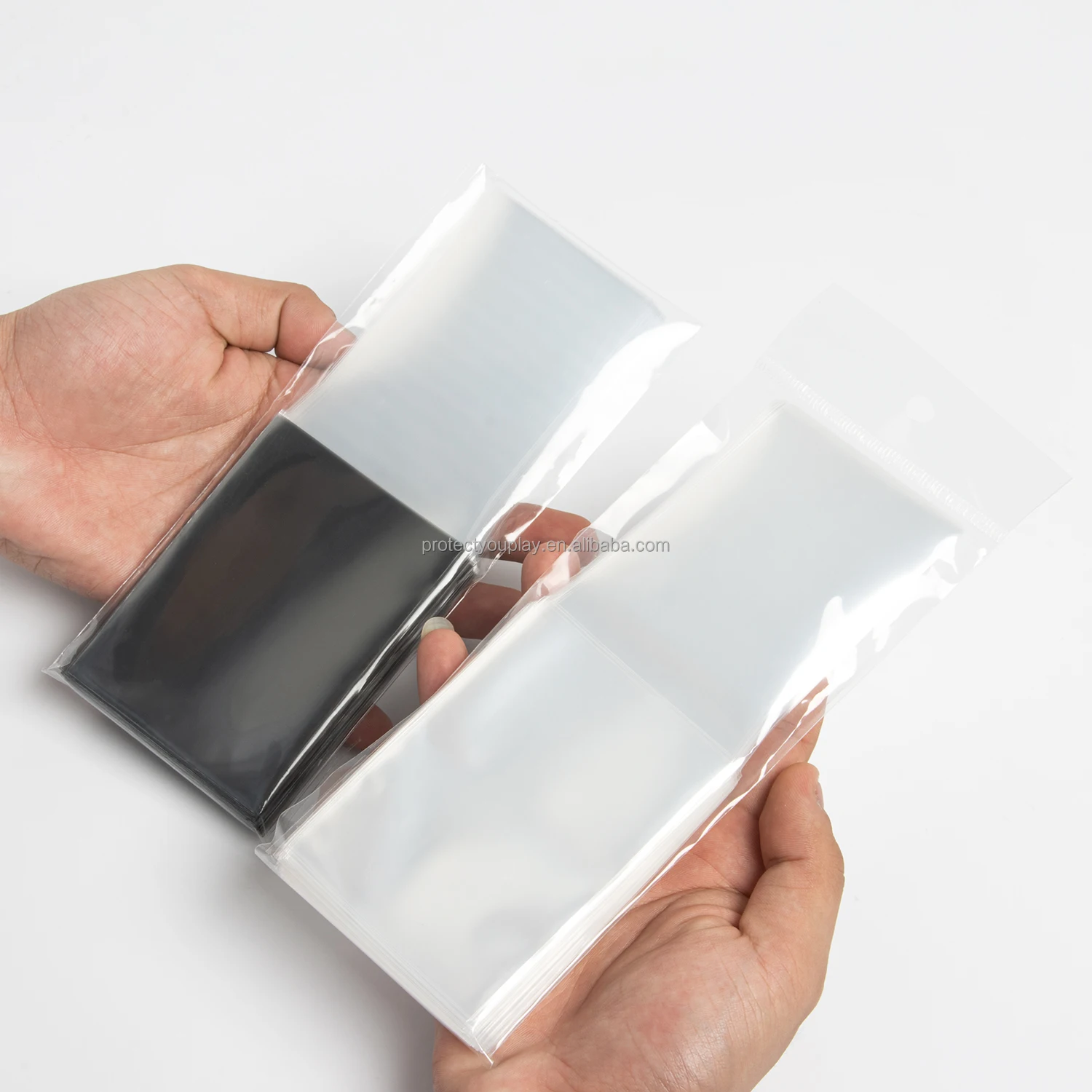 Smoke Clear - Sealable Perfect Fit Inner Card Sleeves Compatible Poke mon Yugioh MTG Card