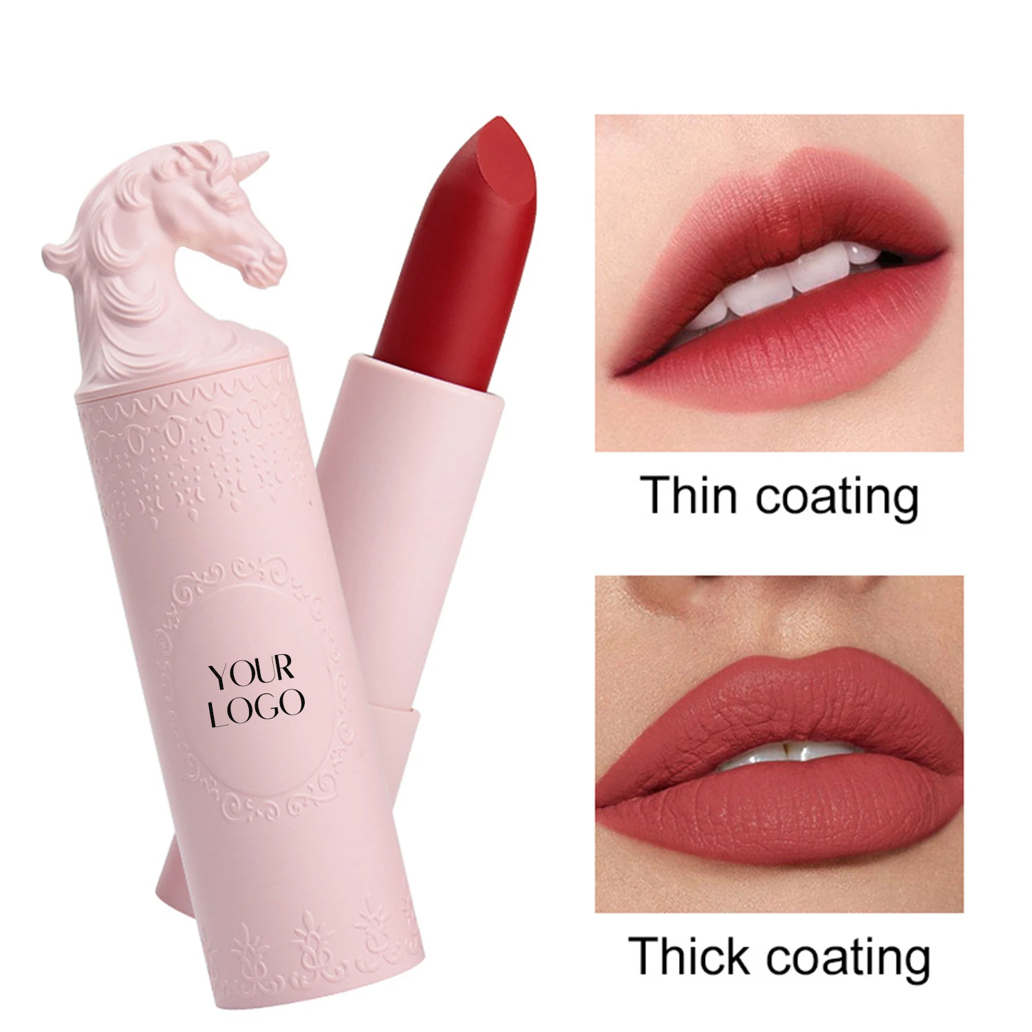 High Quality Vegan Nude Lip Sticks Velvet Creamy Lipstick With Logo Long Stay Wholesale Private Label Matte Lipstick