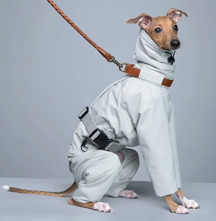 Wholesale Pet clothes products Customized Plus fleece thickened waterproof dog clothes winter large dog jacket pet clothes