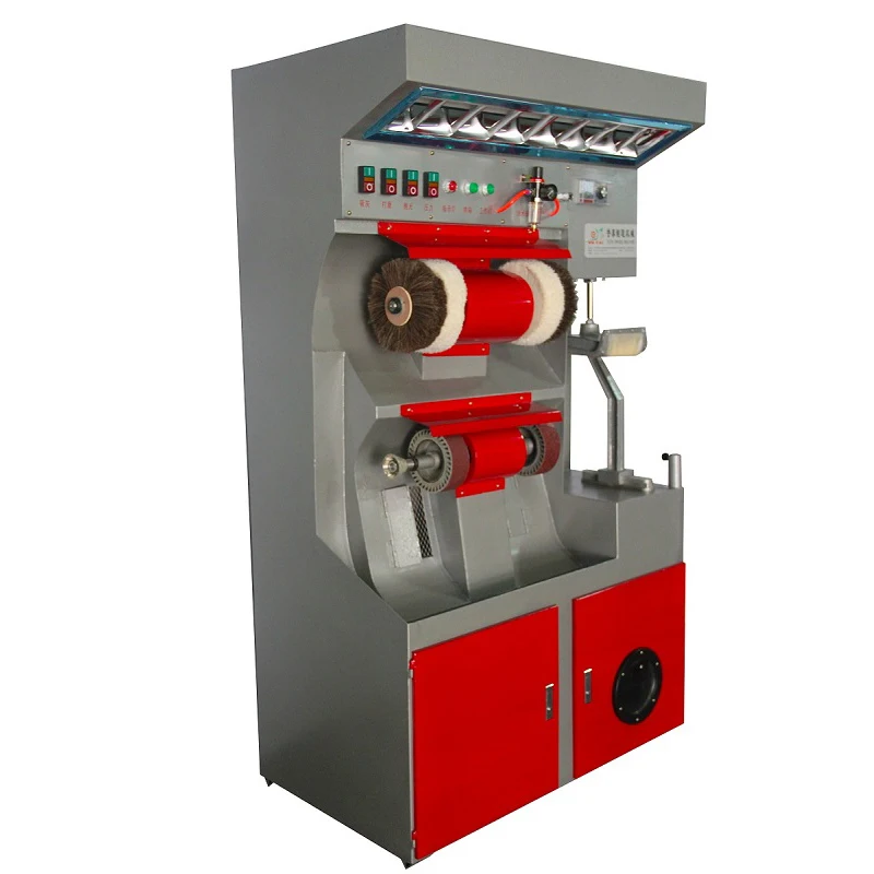 Shoe shine waxing grinding &sole pressing all in one shoe repair machine with dust collection Shoe repair machine