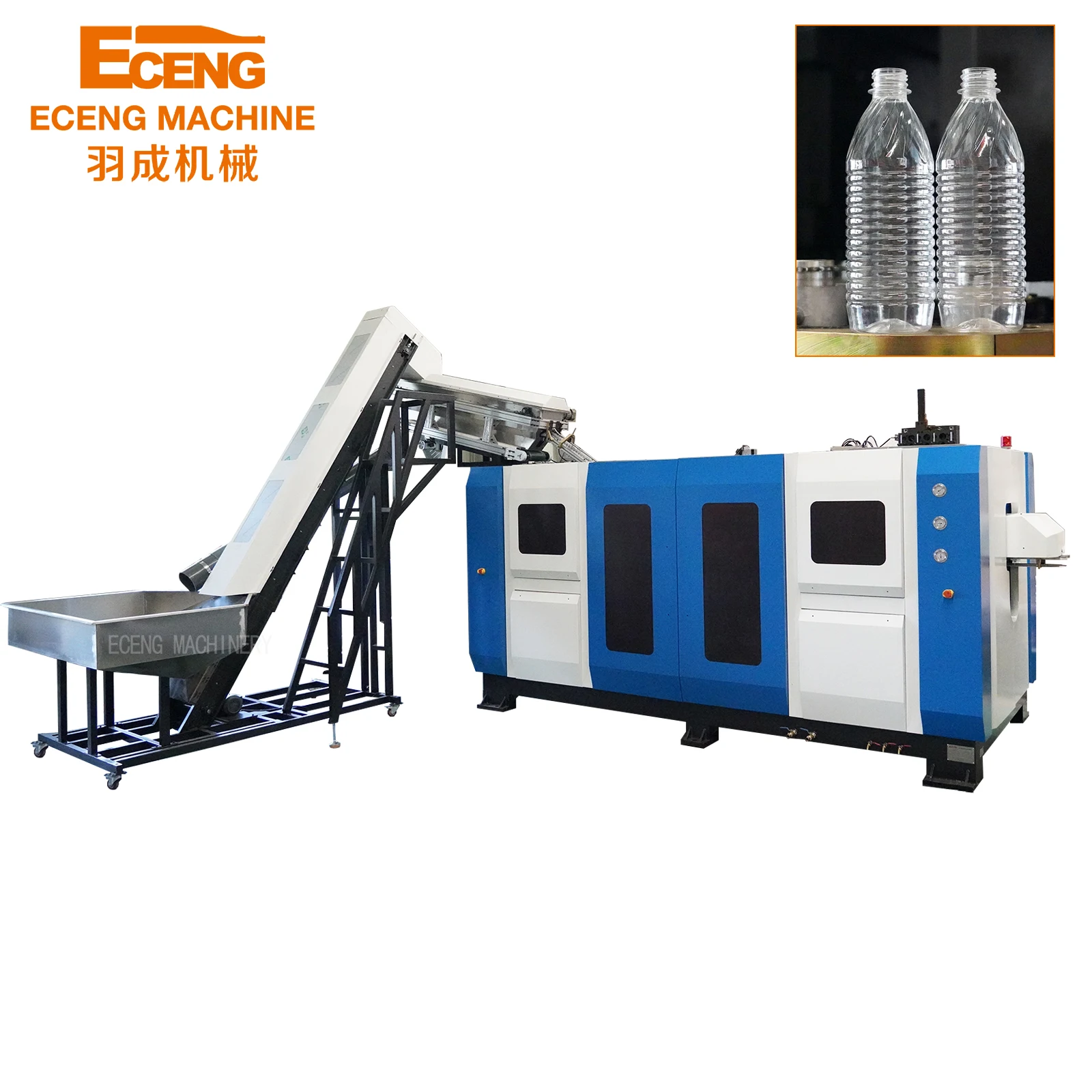 custom design automatic preform pet plastic bottle blowing  blow molding machine high speed 4 cavity 8000-10000BPH 2L 750ml