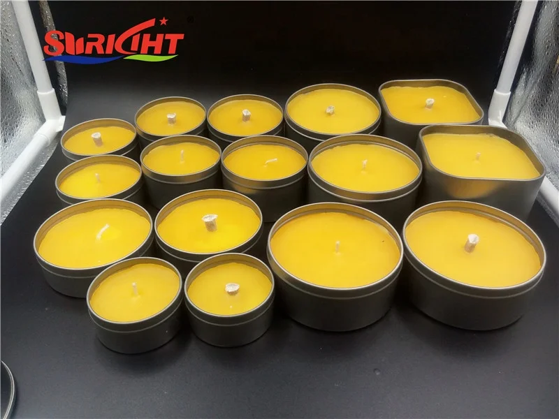 10.5oz Outdoor Citronella Scented Tin Candle SGS Round BRIGHT Jar MSDS Lead Free 100% Cotton Wick 100% Natural Soy Wax ISO9001