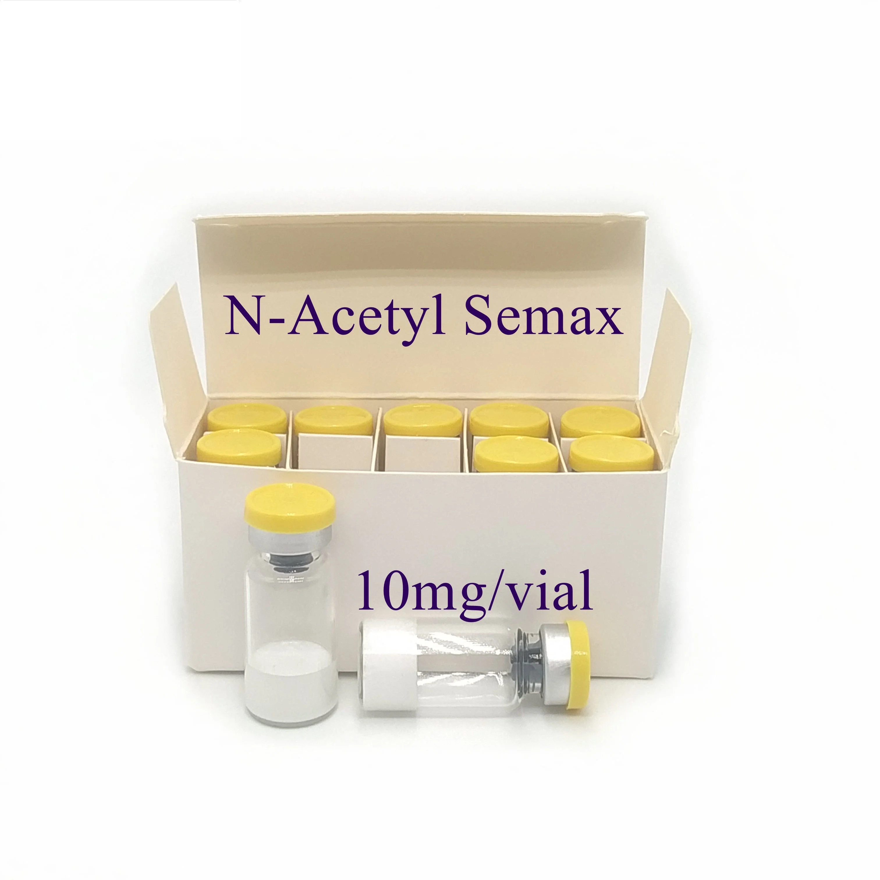 
custom 98% purity peptides powder N-acetyl semax 30mg 