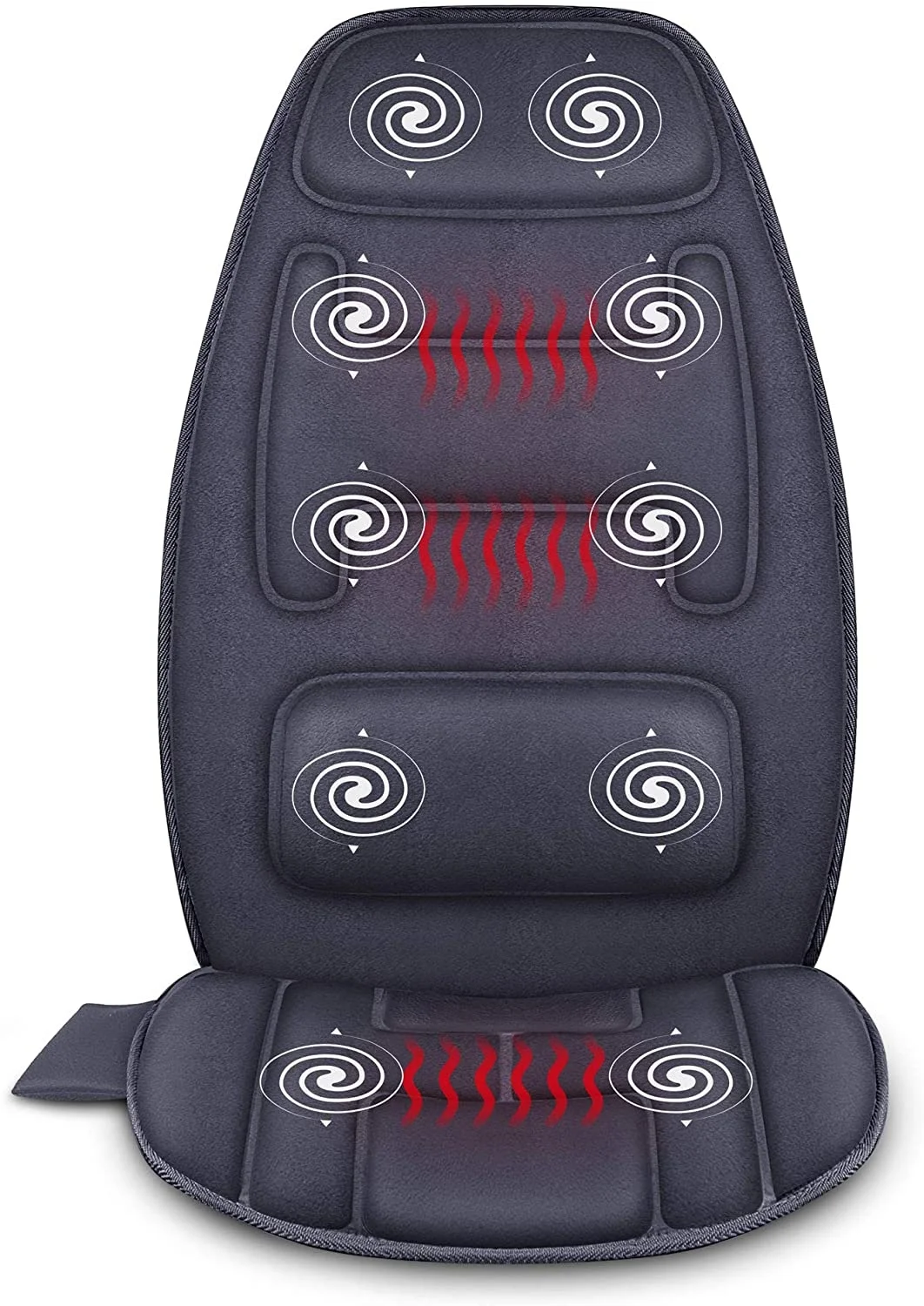 Electric Body Massager Car seat cushion 12V Car Massage Heated seat cushion for Neck,Shoulders,Back Lumbar,Home Office Car