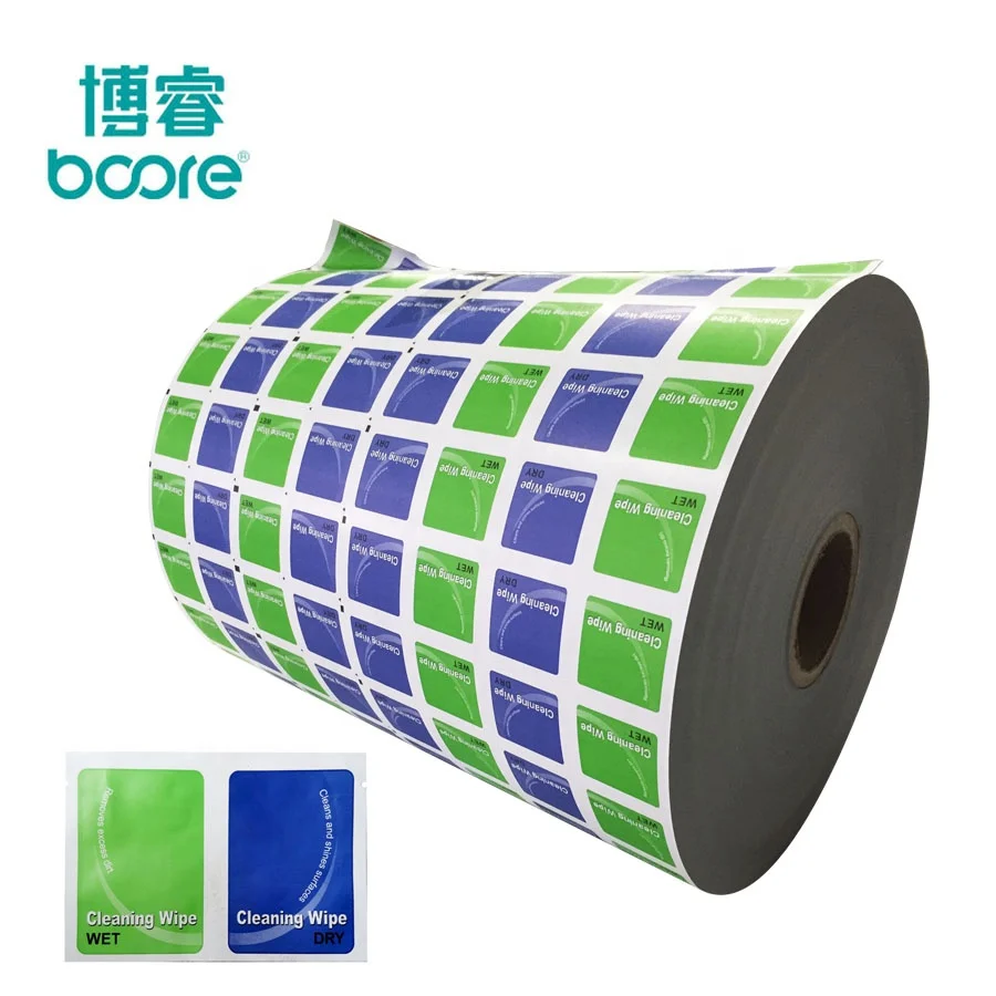 Hot sealing flexible printing aluminized paper aluminium foil backed paper aluminum foil paper for coffee tea spice packaging