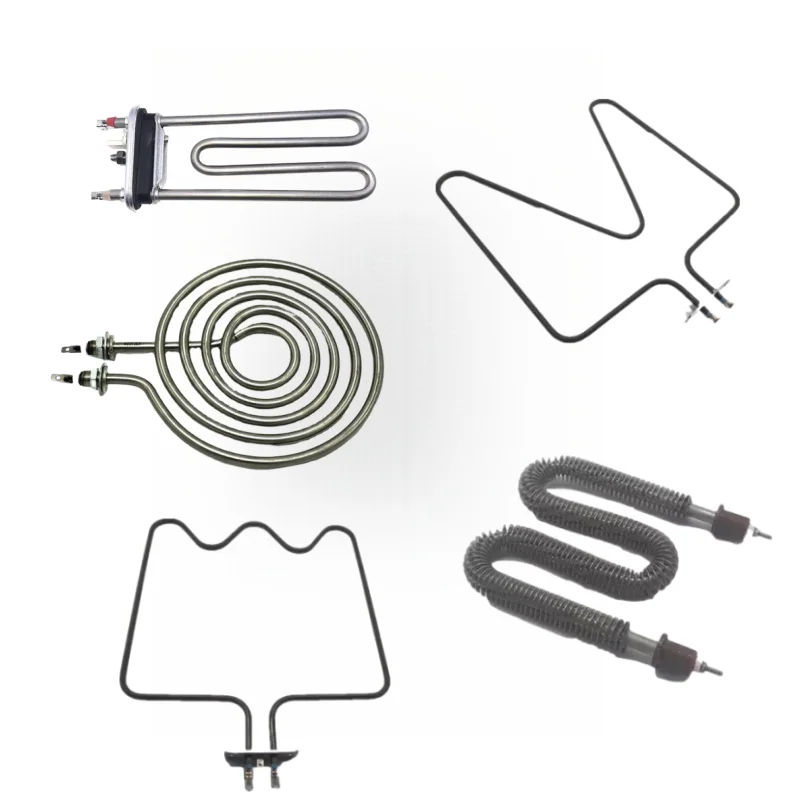 Washing machine heating tube with temperature sensor With fuse U-tpye