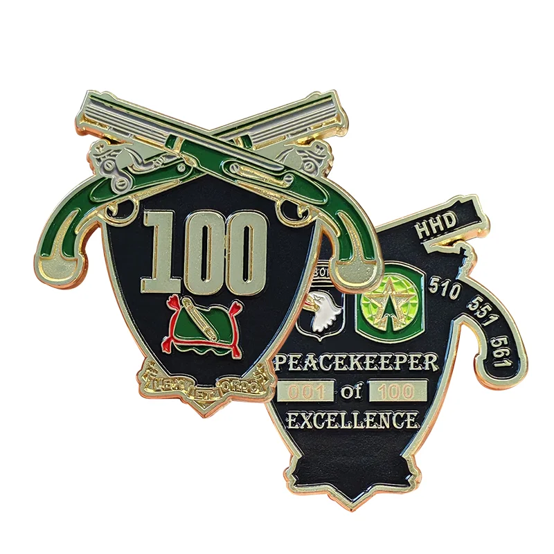 Custom Your Own Challenge Coins Soft Enamel 2D 3D Designs Metal Odd Shapes Coins High Quality for Collections