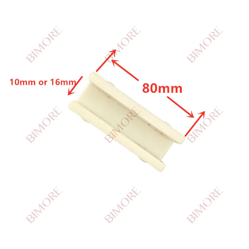 KM600641H16 Bimore Elevator Guide Liner Guide Shoe Insert L80mm Groove W10mm & 16mm