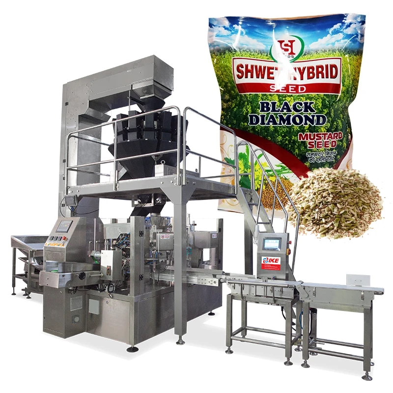 Automatic Food Snack Filling Packing Machine/packaging Machinery for Sugar Seeds Chips Candy