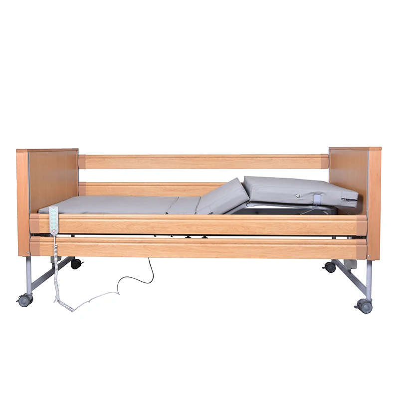 Tecforcare 5 Function Electric electric nursing bed Wooden home care bed addjust hospital medical bed For elderly care