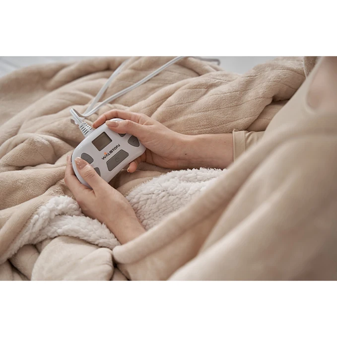 Hot Sale Queen Size 110 V Dual Control Heated Bed Blanket Electric Blanket for Winter Couverture Electrique With ETL Certificate