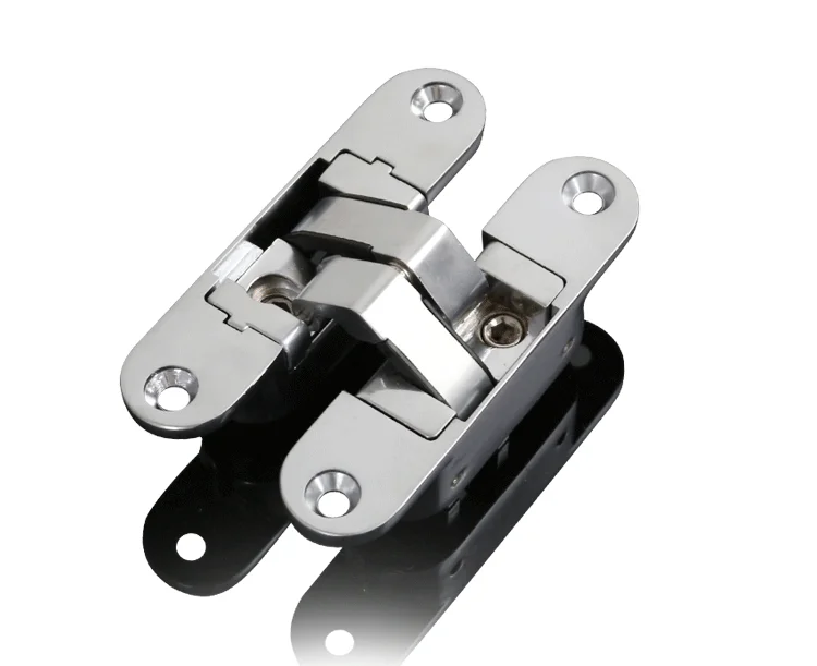 
High Quality 3D Adjustable Concealed Hinge 180 Degree Hidden Zinc Alloy Door Invisible Hinge 