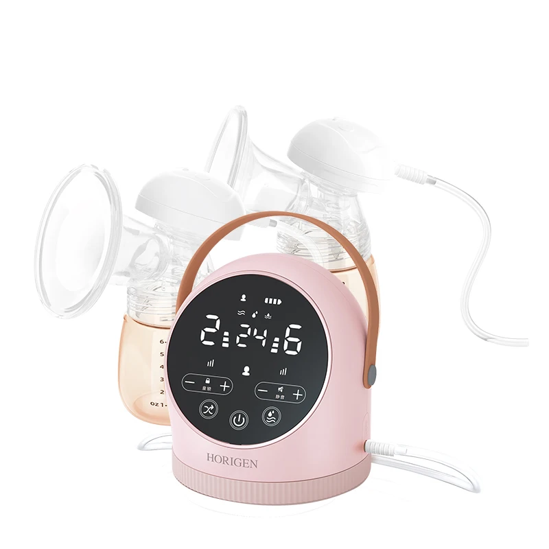 Новый продукт, Электрический двойной молокоотсос для грудного вскармливания с отдельным всасыванием и 2 двигателями для ухода за мамой больничного класса