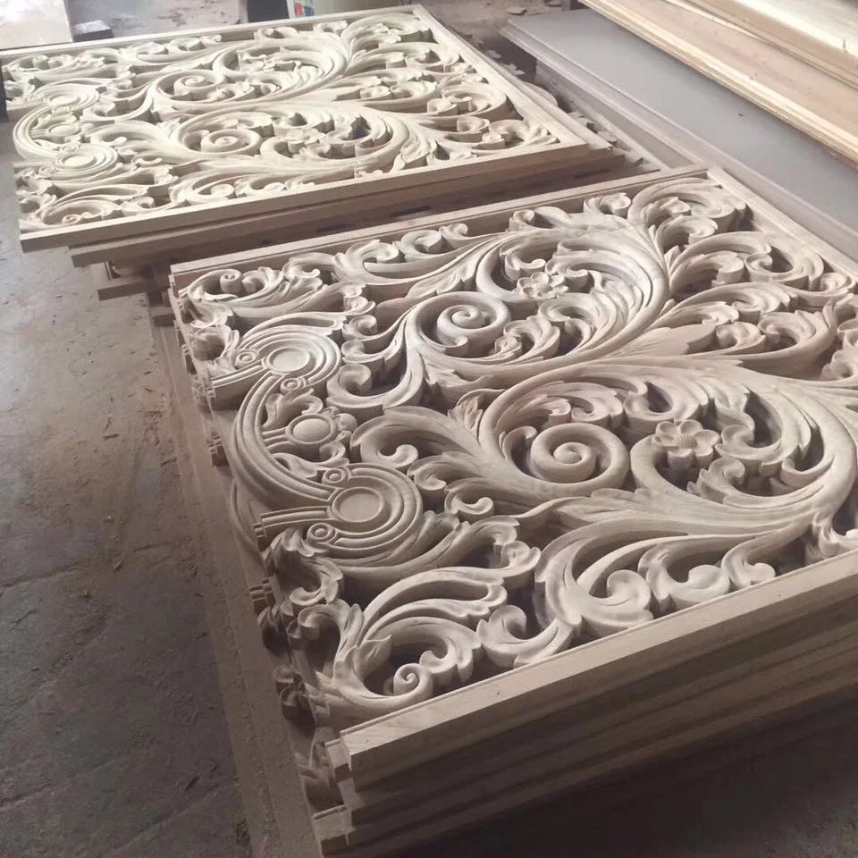 wood carved panels for bed room decoration
