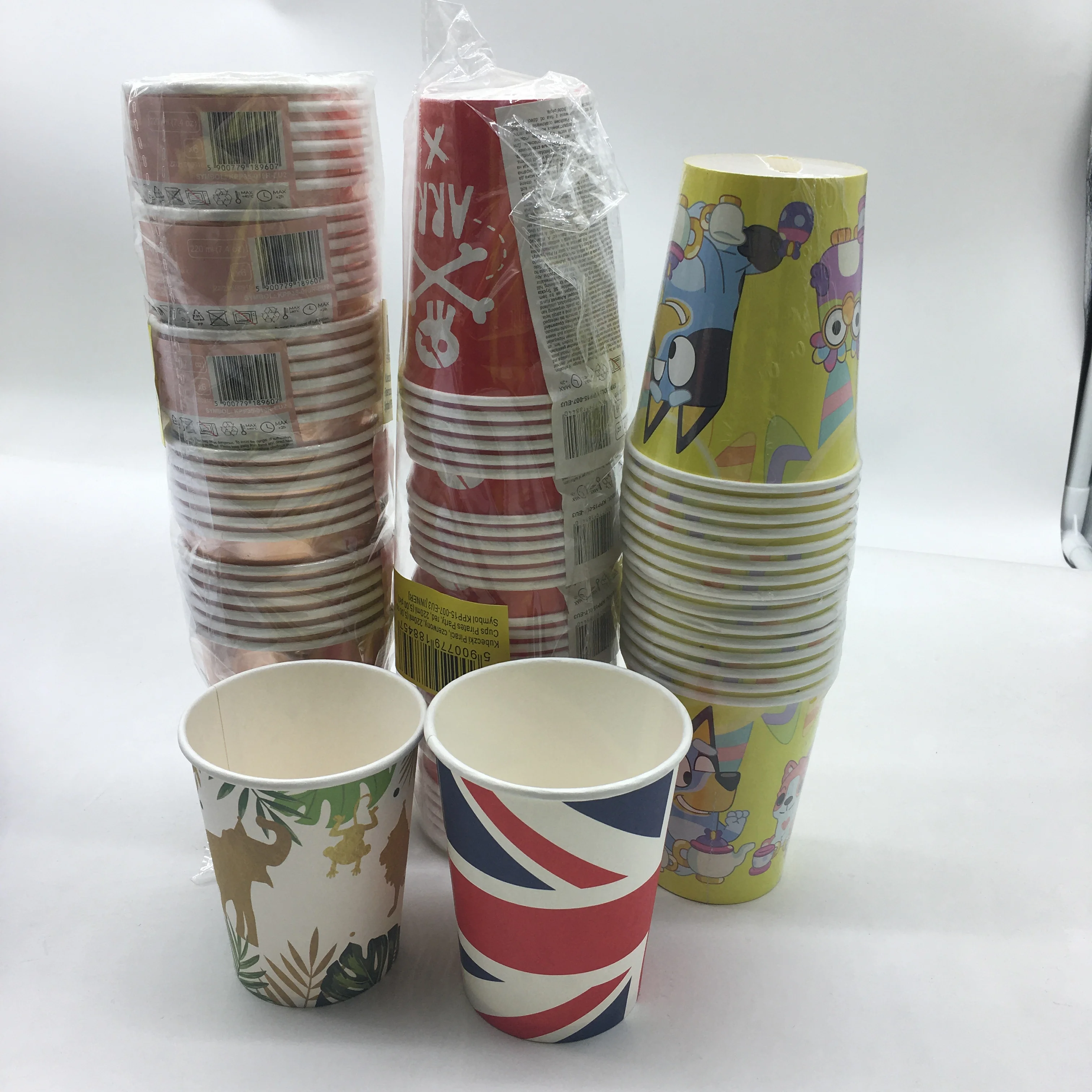 Biodegradable Paper Cup Disposable Hot Chocolate Paper Cup Kraft Paper Coffee Cups