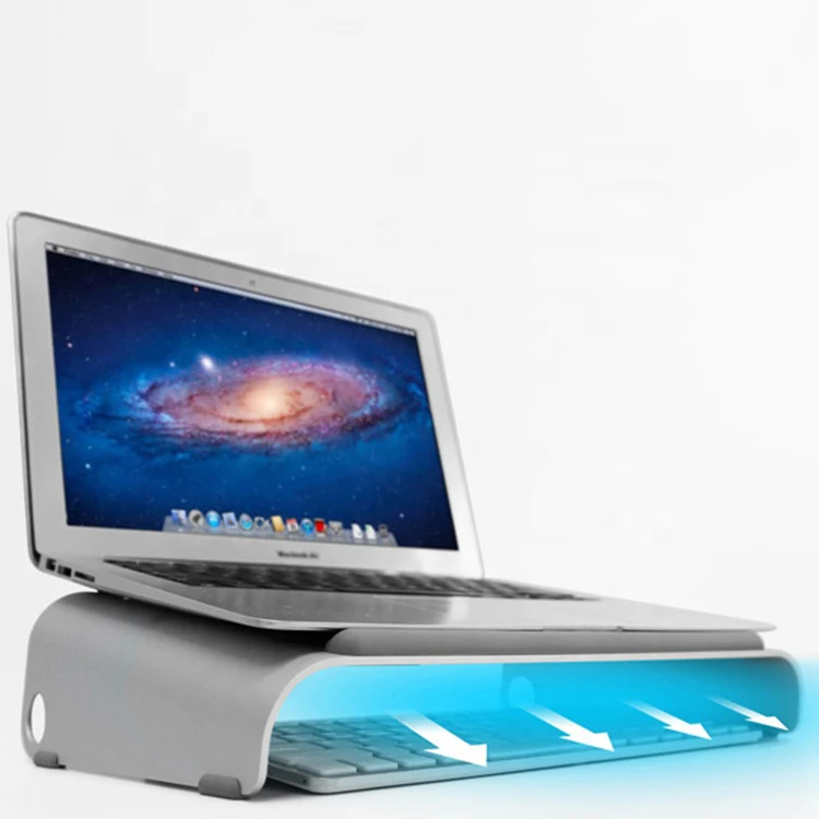 Ergonomic Laptop Cooler All Size Laptop Universal Cooling Base Plate Aluminum Laptop Cooling Pad