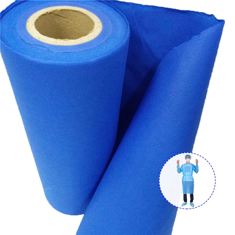 SMS SMMS SSMMMS Nonwoven Fabric 100% Polypropylene SMS Non Woven Fabric Manufacturer Jumbo Roll