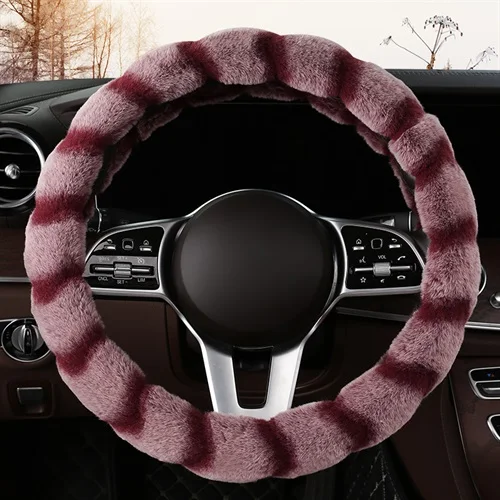 
factory directly selling winter used velvet car steering wheel cover 