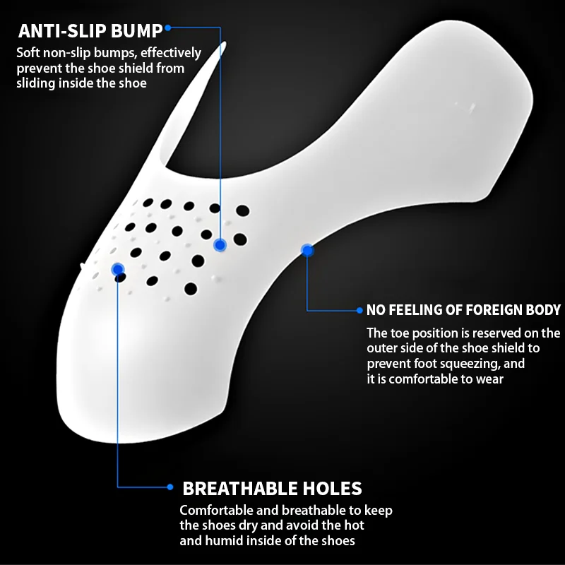 Plastic Sneaker Anti-Wrinkle Sports Shoes Protective Shoe Toe Box Anti Creasing