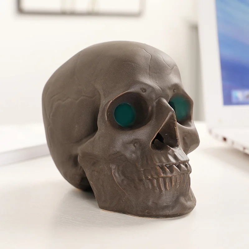 Wholesale Halloween Head Human Life Size Resin Head Mode for Home Decor Ghost House Outdoor Halloween LED lights