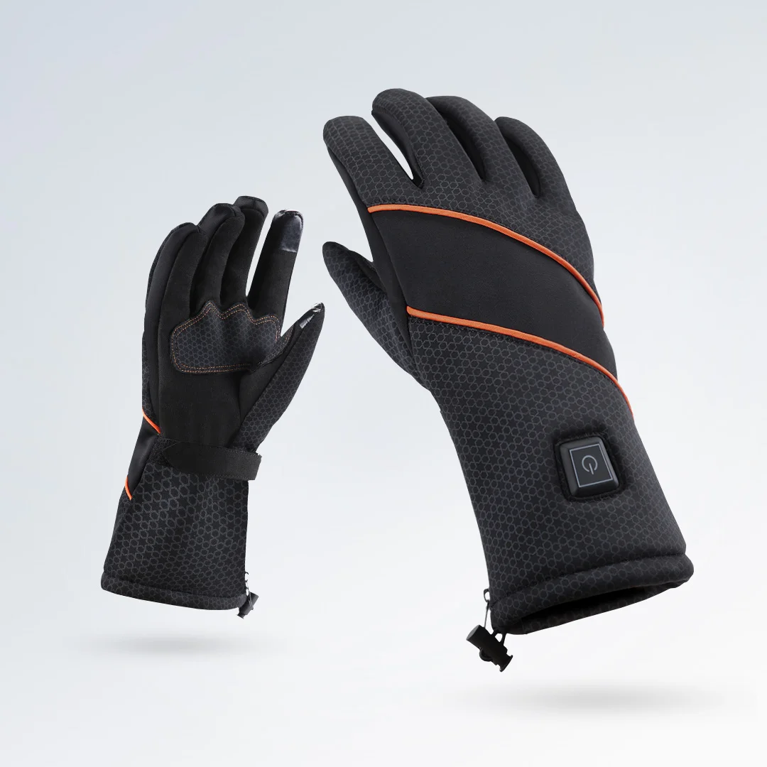 Rechargeable Outdoor Winter Warm Waterproof Golf Ski Gloves Sports Equipment Heated Gloves from China