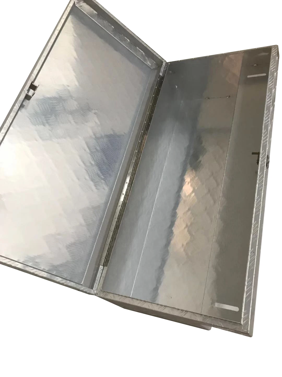 Waterproof Aluminum Customize Silver Diamond Tread checker plate Truck Tool Box lock Pickup Storage Toolbox