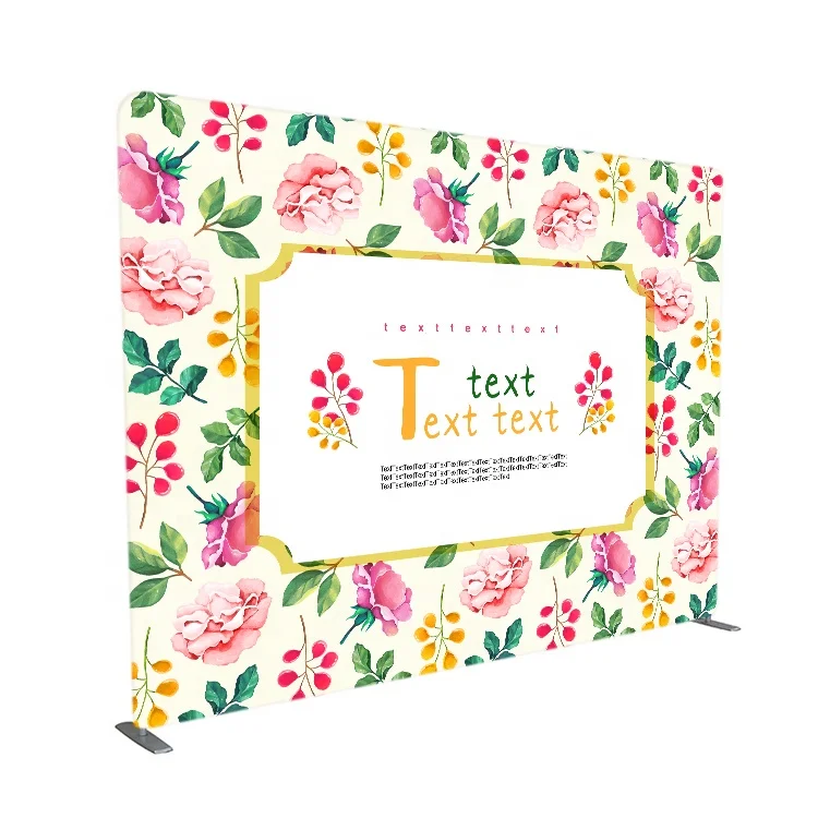 8x8 8 футов 10 футов Натяжной тканевый фон с наволочкой индивидуальный фон для фотобудки