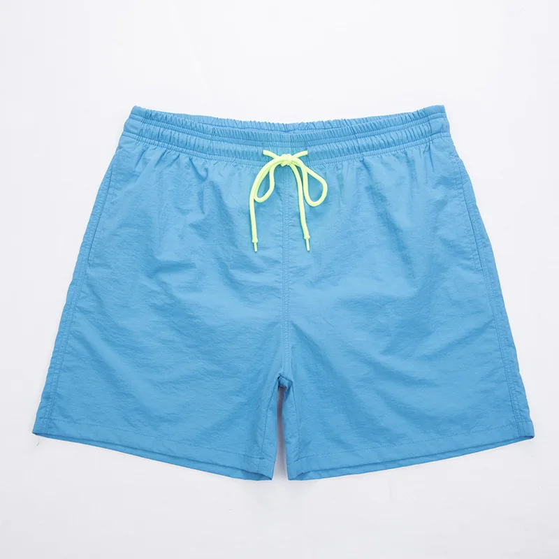 Hot-Sale Miami Hawaii Swimtrunks Custom Design Sublimation Patch Work Beach Wear Surfing Gear Boardshorts