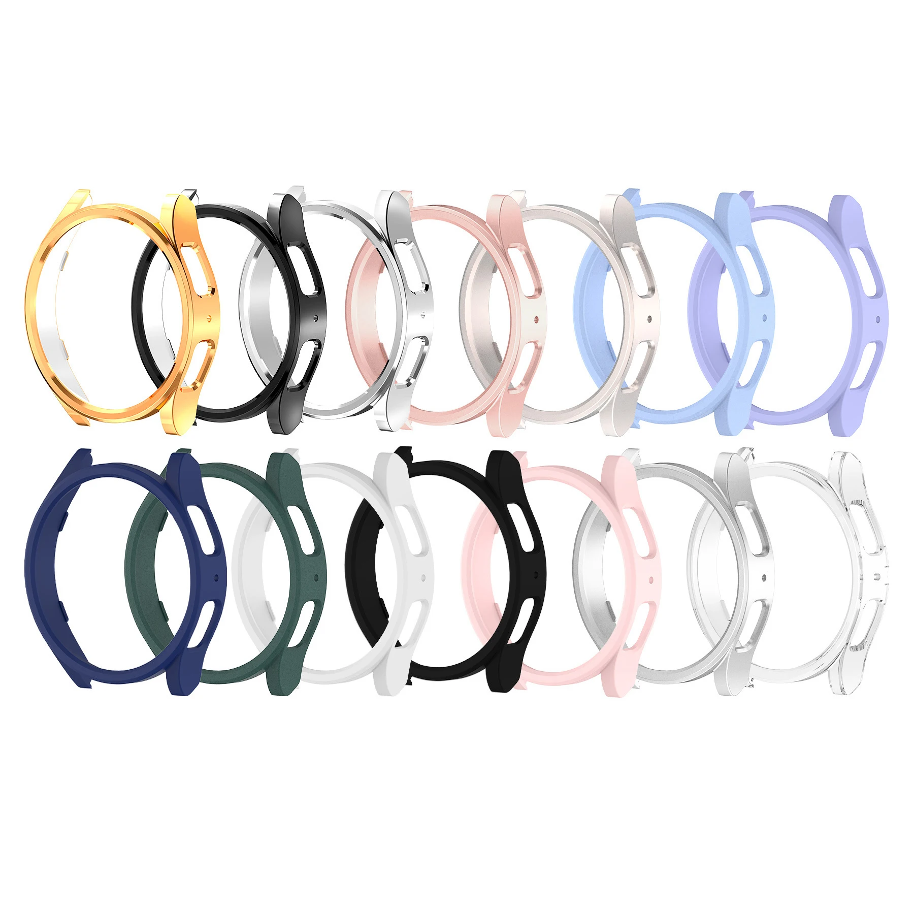 ShanHai Protective Case Watchcase for Samsung Watch 6 40mm 44mm PC Protect Shell Hollow Out Case for Watch 6 Classic 43mm 47mm