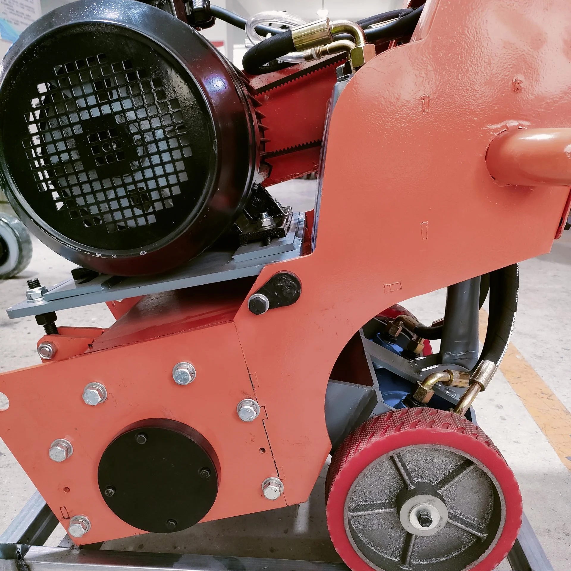 working area 350 mm 300 blades floor road milling machine for concrete   Scarifier machine