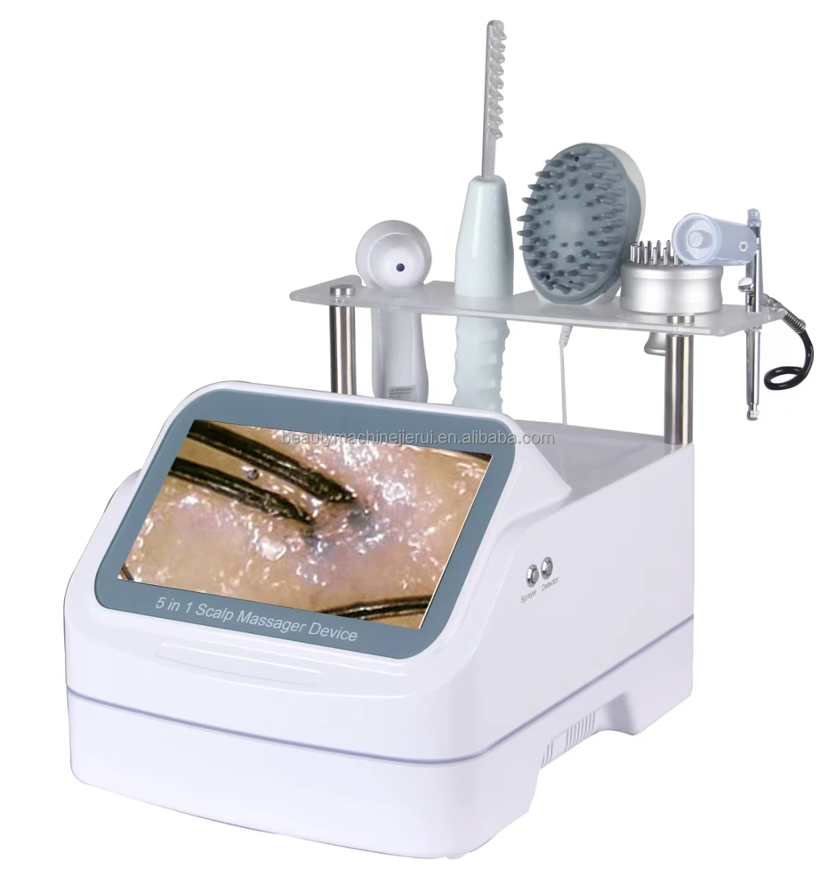 5 In 1 Hair Spa High Frequency Scalp Analyzer Hair Maintenance Massage Machine