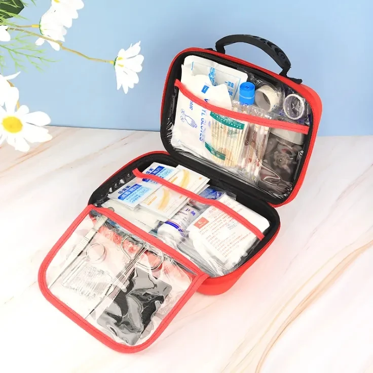 Portable Waterproof Large Capacity First Aid Bag Eva Hard Shell Case for medical First Aid Kit