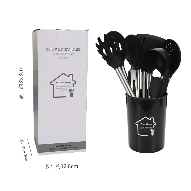 
nonstick stainless steel cookware sets kitchenware silicone kitchen utensils sets suppliers cooking tools set 