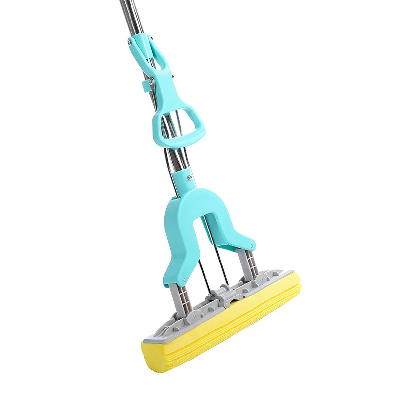 
Free Sample Household Plastic Mold Refill Microfiber Handle Floor Cleaning Rubber Sponge PVA Glue Cotton Mop 