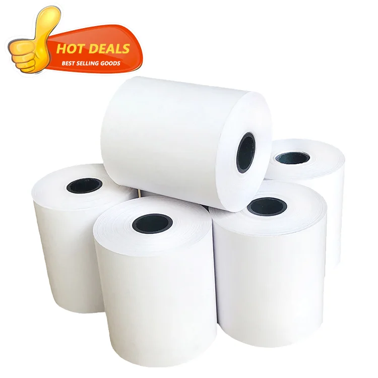 Thermal paper slitting machine 80mm thermal paper roll rollos de papel termico para mini impresora cash register printing paper