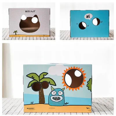 Corrugated paper cat scratch board customized cat scratch house cat scratcher