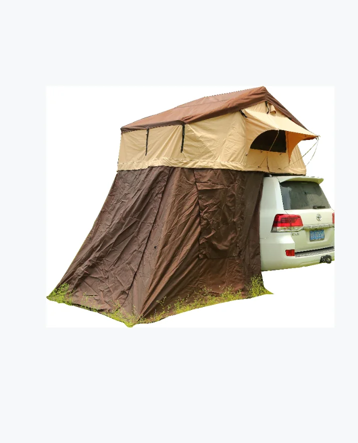 
 Удобная автомобильная палатка Ontdoor, водонепроницаемая палатка для кемпера, прицепа, Всесезонная палатка, 280 г, холст, быстрое автоматическое открытие, размер одной спальни  