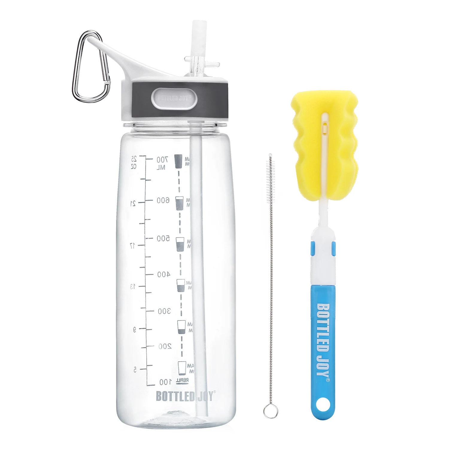 
Free sample portable 800ml tritan BPA-free sports plastic water bottles with custom logo 