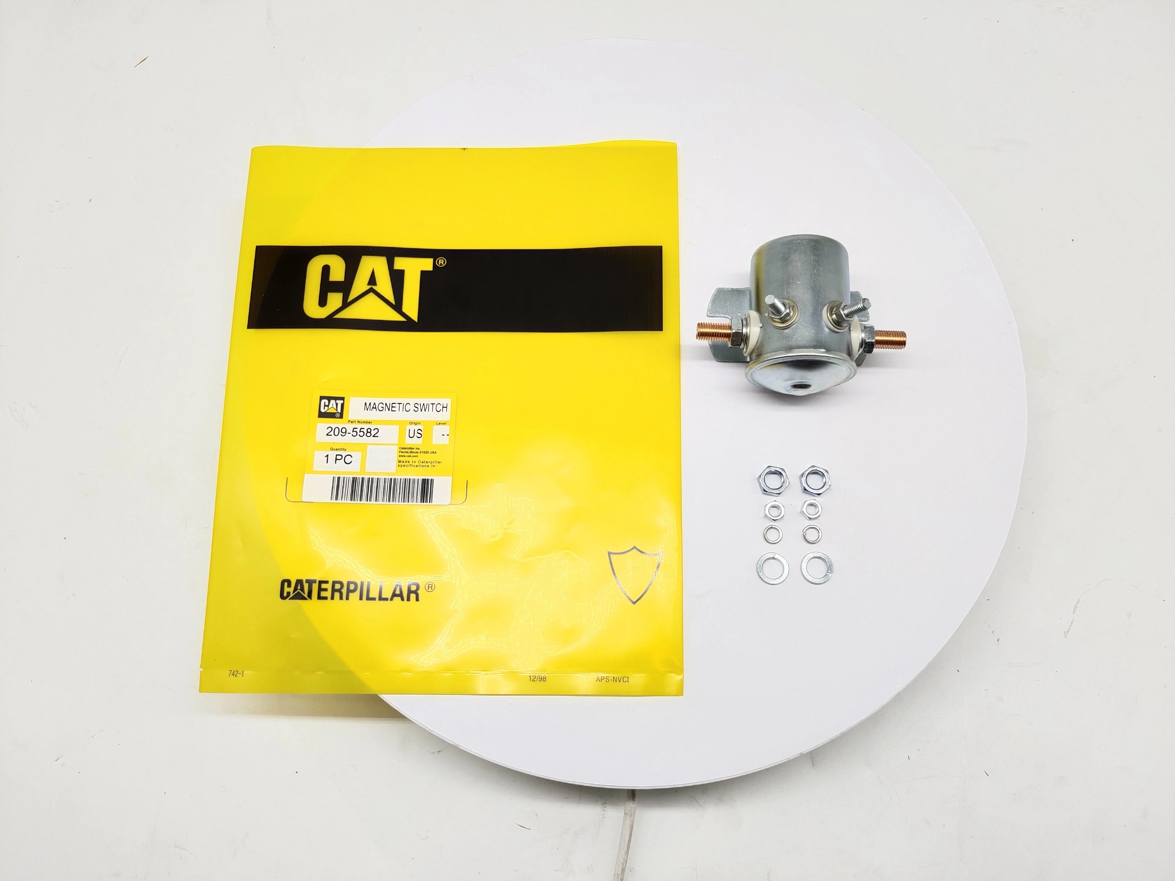 209-5582 2095582 For E312D E312DL E313D E314D E318DL E319DL E320D E322C E323D E324D E325D E326D E329D Solenoid Valve