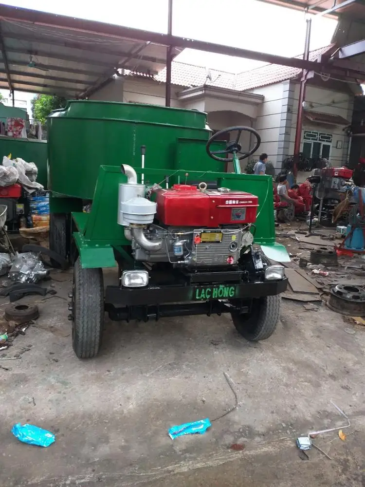 Vietnam concrete mixer high quality cheap machine for all works drum 1cubic meter 2cubic meter 6 tire diesel engine