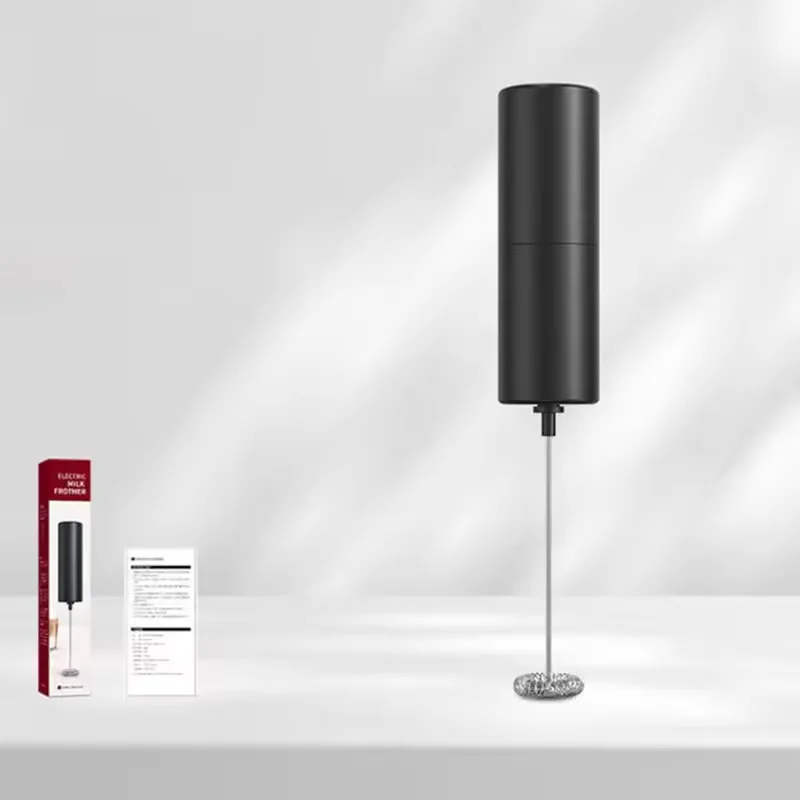 Электрический вспениватель молока с логотипом на заказ ручной смеситель для кофе мини-венчик питанием от батареи дома