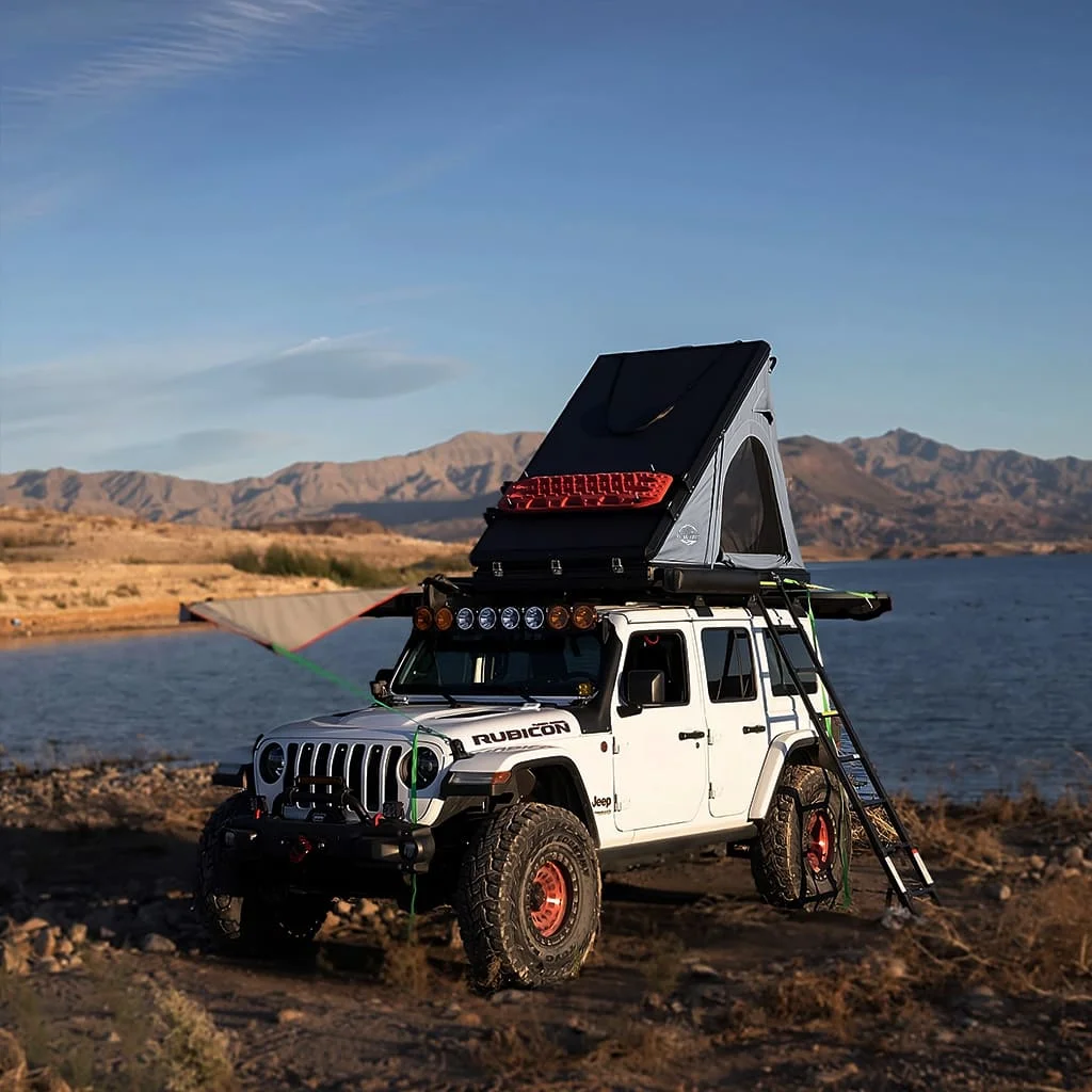 Best Selling Three-season Canopy For With Triangle Top Outdoor Offroad Waterproof Aluminum Car Roof Tent