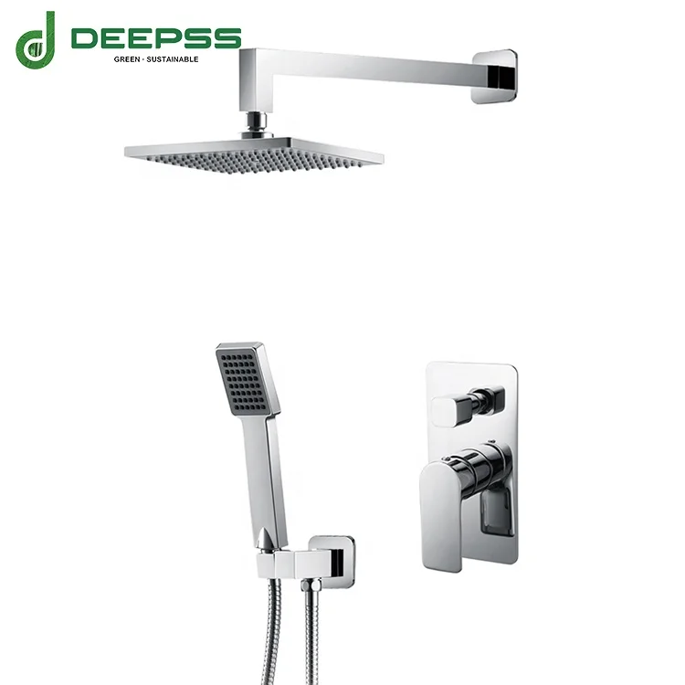 Deepss construction project full range chrome bathroom basin mixer shower faucet hot cold water tap kitchen robinet lavabo