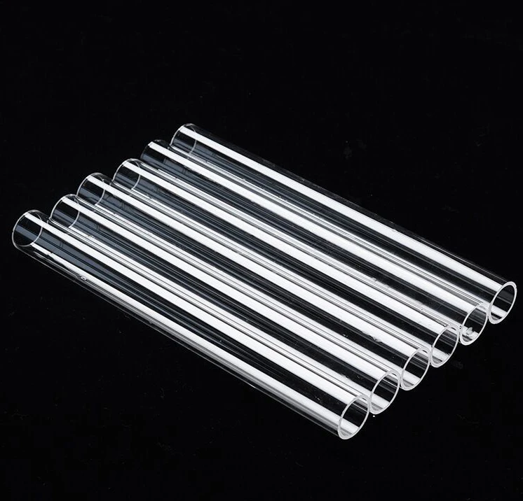 Wholesale hot sale customized high temperature sizes glass tube pipes
